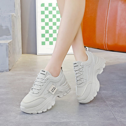 Damen Sneaker Chunky Bequem Laufsohle Dämpfung