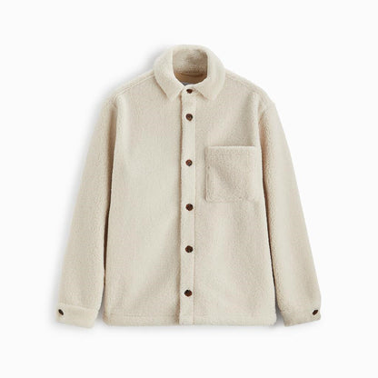 Herren Fleecejacke Mit Brusttasche Warm Gemütlich