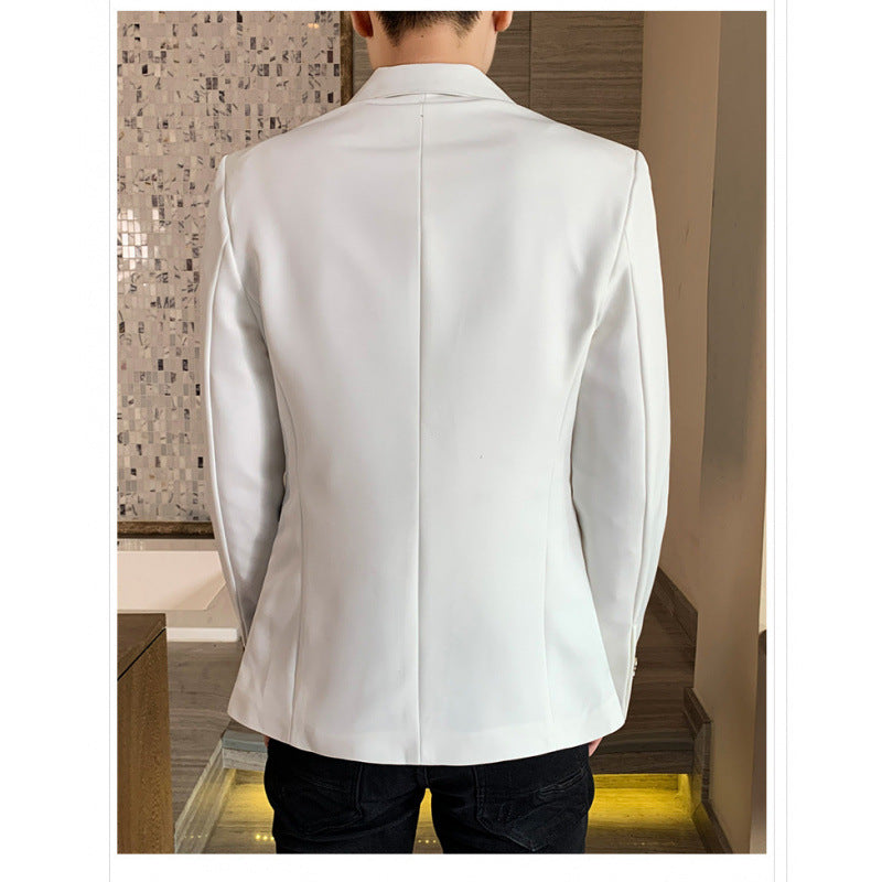 Herren Blazer Modern Asymmetrisch mit Taschen