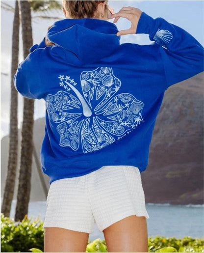 Strand Hoodie Kapuzenpullover Lässig Surfstil
