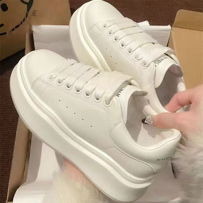 Damen Plateau Sneaker Hoch mit Weicher Sohle und Stilvollem Design