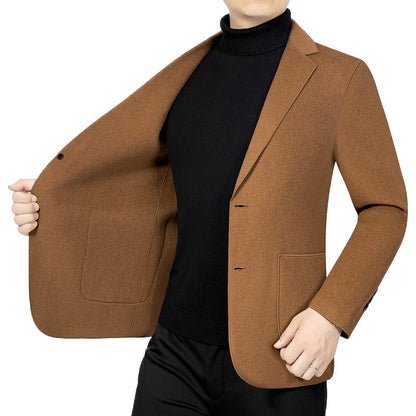 Herren Blazer Elegant aus Weichem Stoff Modern Schnitt