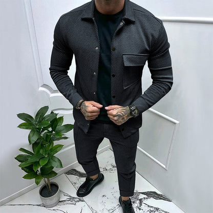 Herren Hemd Hosen Set Casual Berlin Style