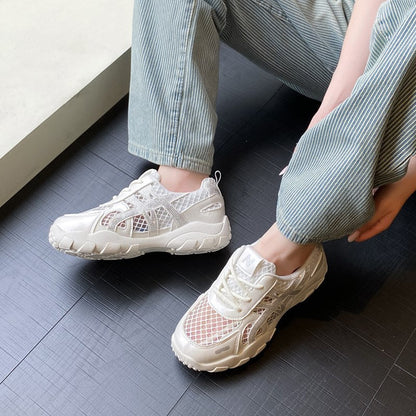 Damen Sneaker Freizeitschuhe Atmungsaktiv Komfortabel