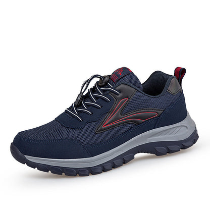 Damen Sport-Sneaker Atmungsaktiv Rutschfest Laufschuhe Schwarz