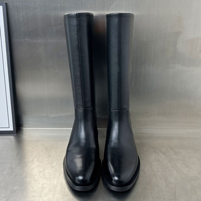 Damen Stiefel Leder Elegant Schnürsenkel Hochwertig