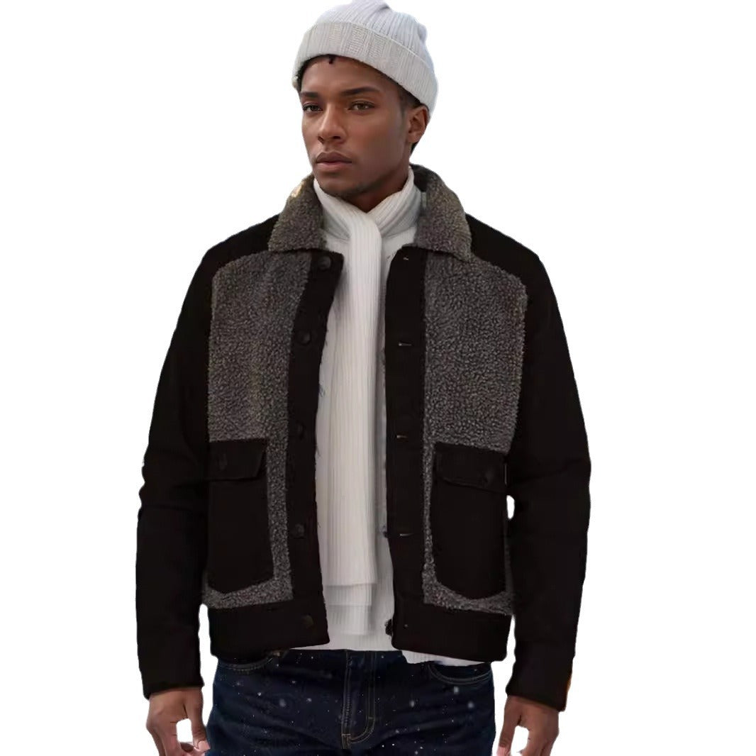 Lässige Herren Fleecejacke Bequem Warm