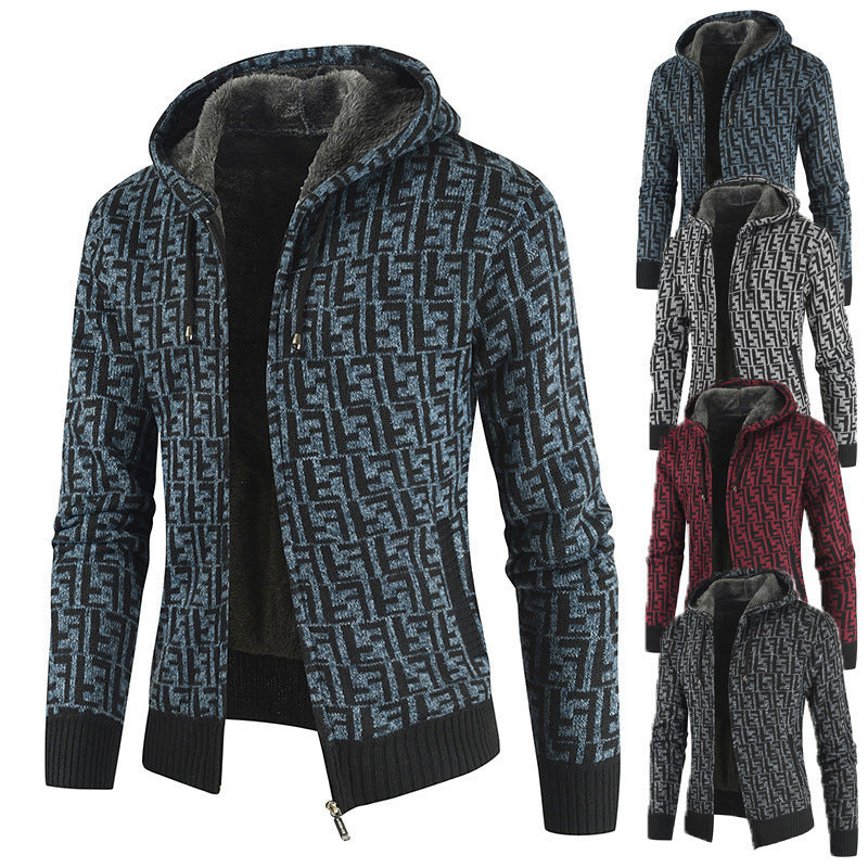 Herren Winterjacke Warm Gefüttert Kapuze - BerlinGlamour