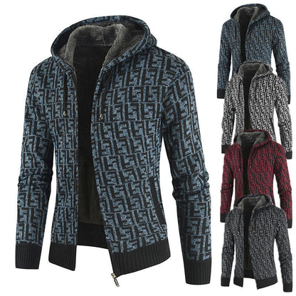 Herren Winterjacke Warm Gefüttert Kapuze - BerlinGlamour