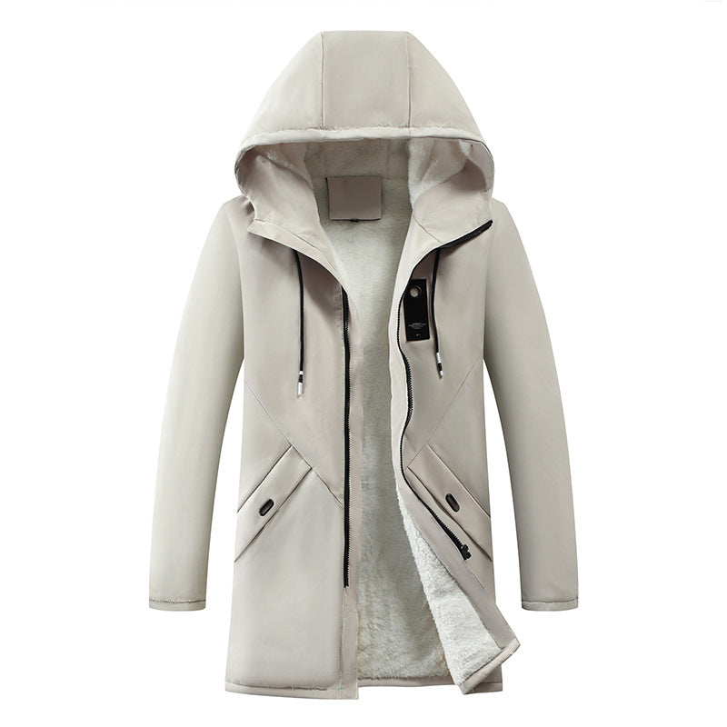 Herren Winterjacke Isoliert Warm Reißverschluss Taschen Modern - BerlinGlamour