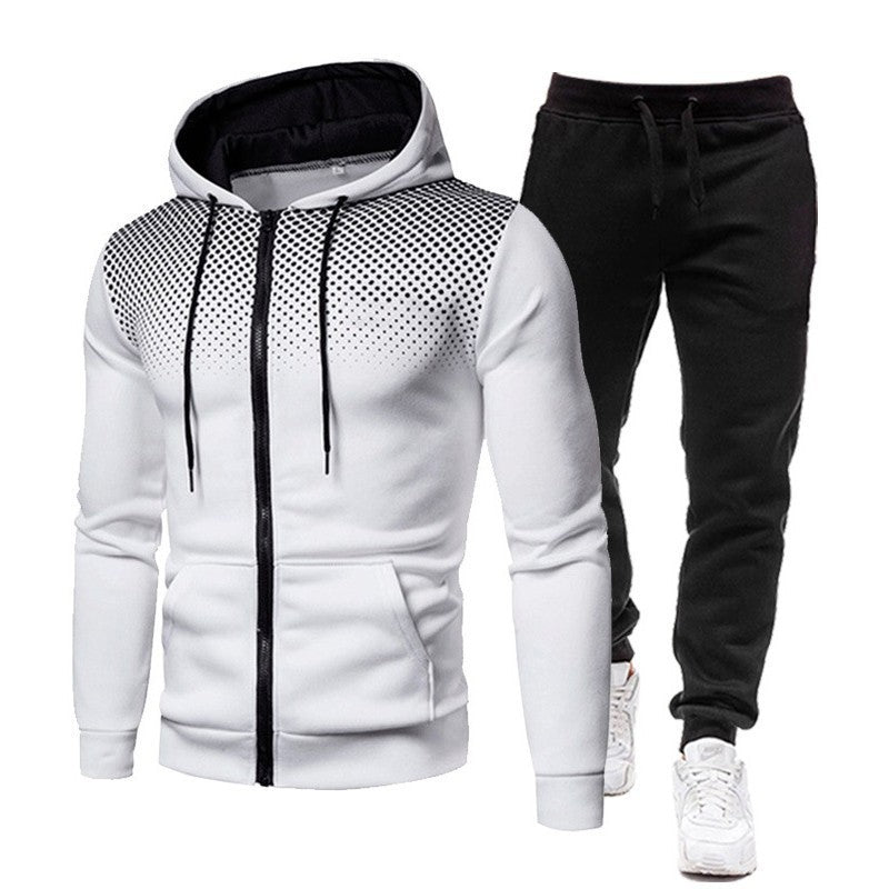 Trainingsanzug Herren Kapuze Sportlich Modern