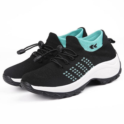 Damen Laufschuhe Atmungsaktiv mit Schnürsystem
