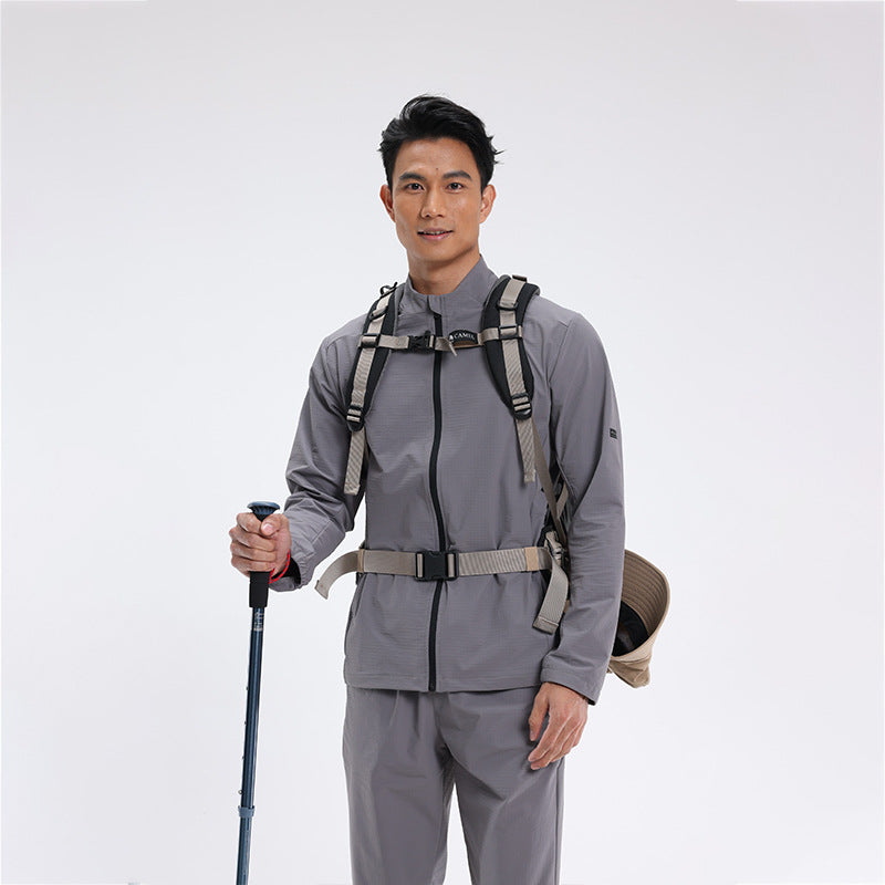 Herren Outdoor-Jacke Wasserabweisend Funktionell
