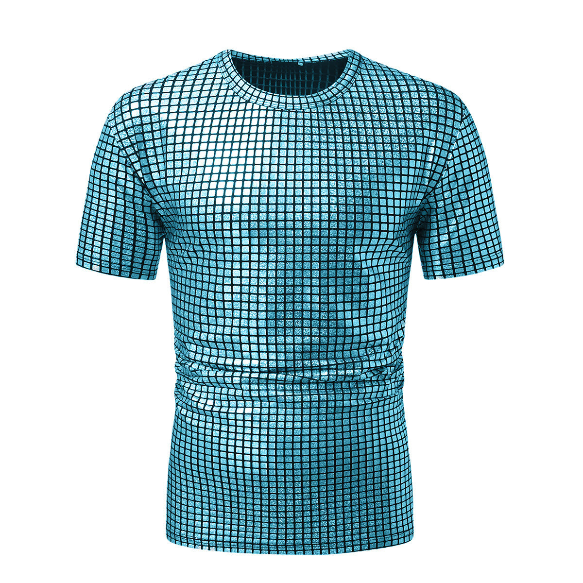 Modisches Herren T-Shirt Kurzarm mit schimmerndem Design