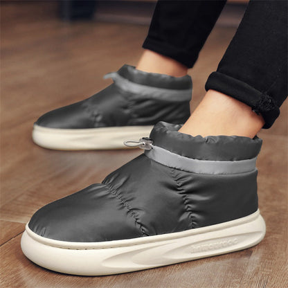 Damen Halbstiefel Winterfest Atmungsaktiv Warm