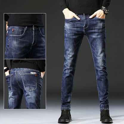 Herren Jeans Slim Fit Modern Waschung Berlin Style