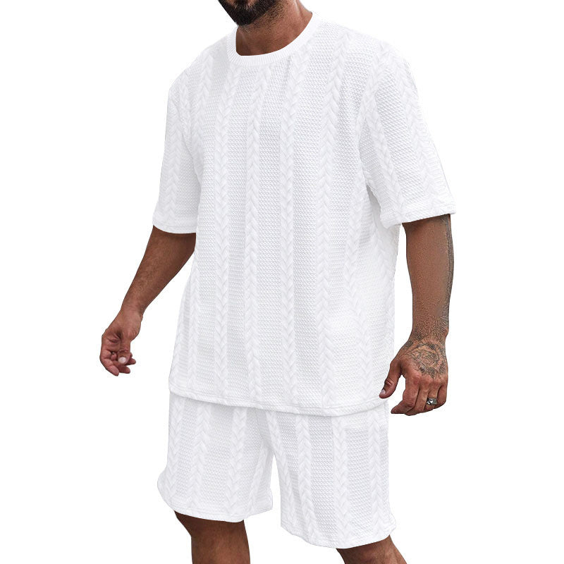 Herren Strickset Lässig Bequem Sommer