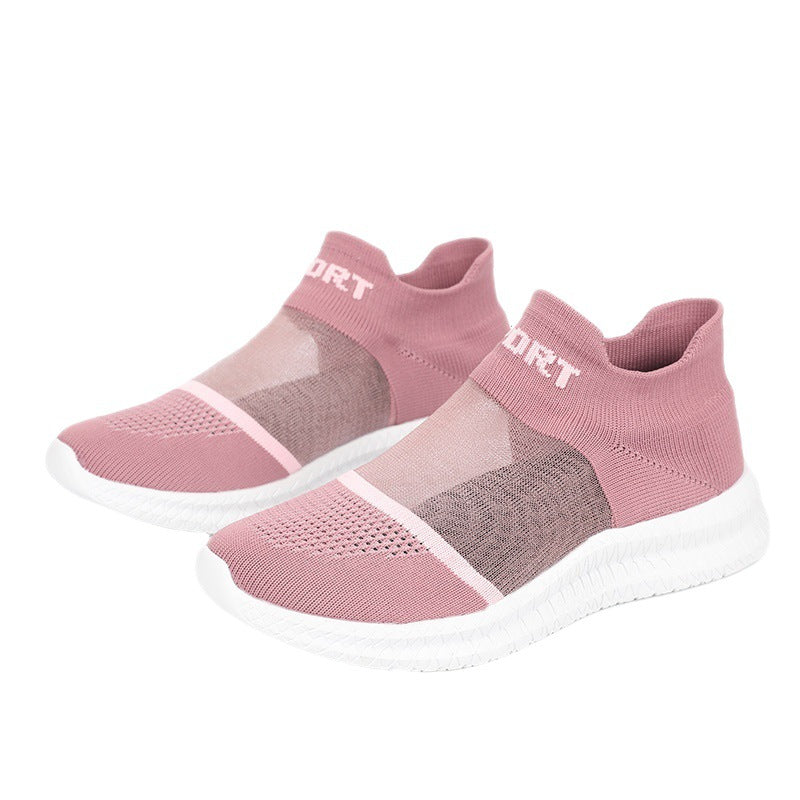 Damen Stricksneaker Atmungsaktiv Flexibel Bequem - BerlinGlamour