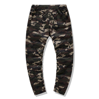 Herren Cargohose Camouflage Stretch Bund Modern