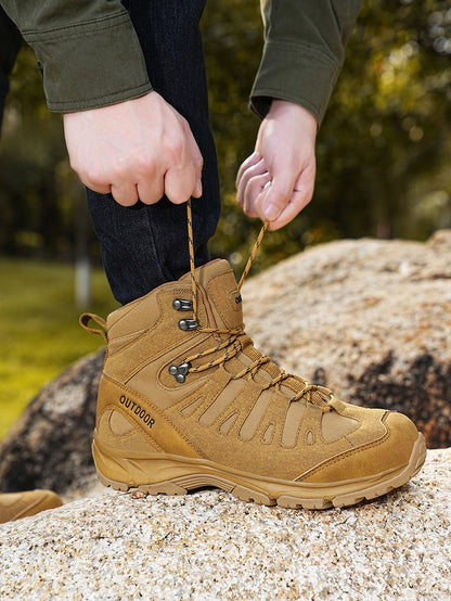 Damen Outdoorschuhe Robust Knöchelschutz Wanderschuhe - BerlinGlamour