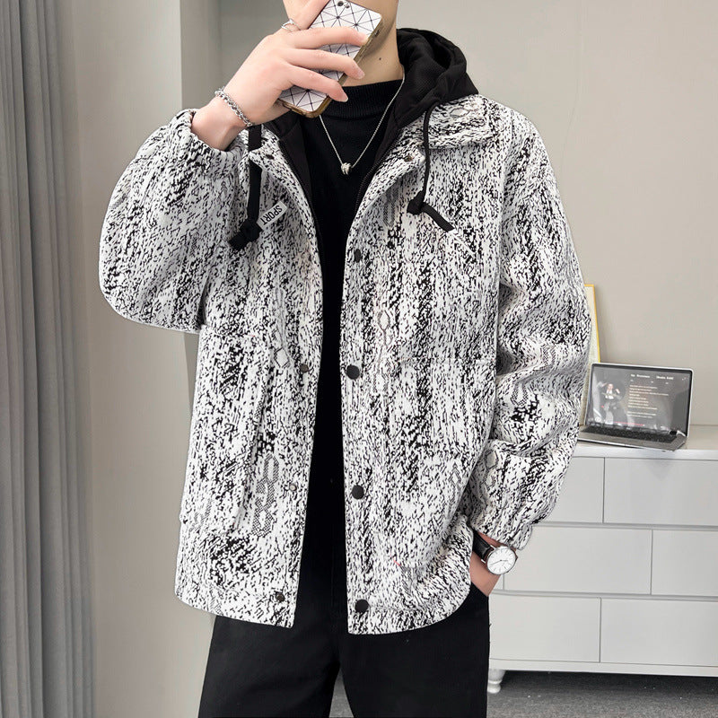 Herren Übergangsjacke Sportlich Funktionell mit Taschen - BerlinGlamour