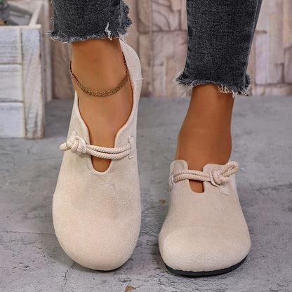 Damen Mokassinschuhe Bequem Schnürung Modern