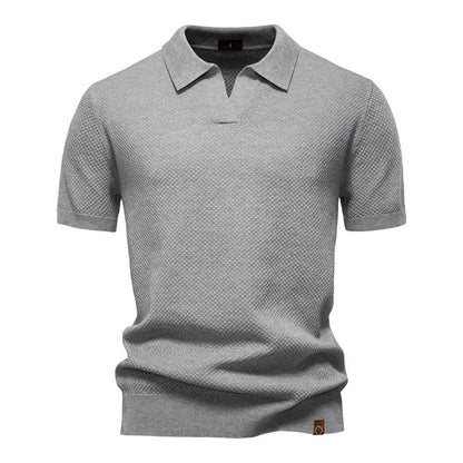 Herren Polo-Shirt Kurzarm Strukturiert Modern Berlin