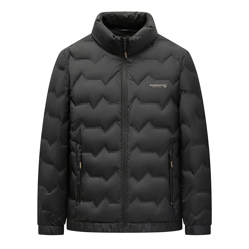 Herren Winterjacke Gefüttert Warm Isoliert
