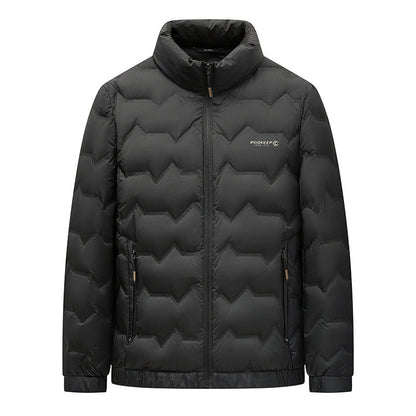 Herren Winterjacke Gefüttert Warm Isoliert