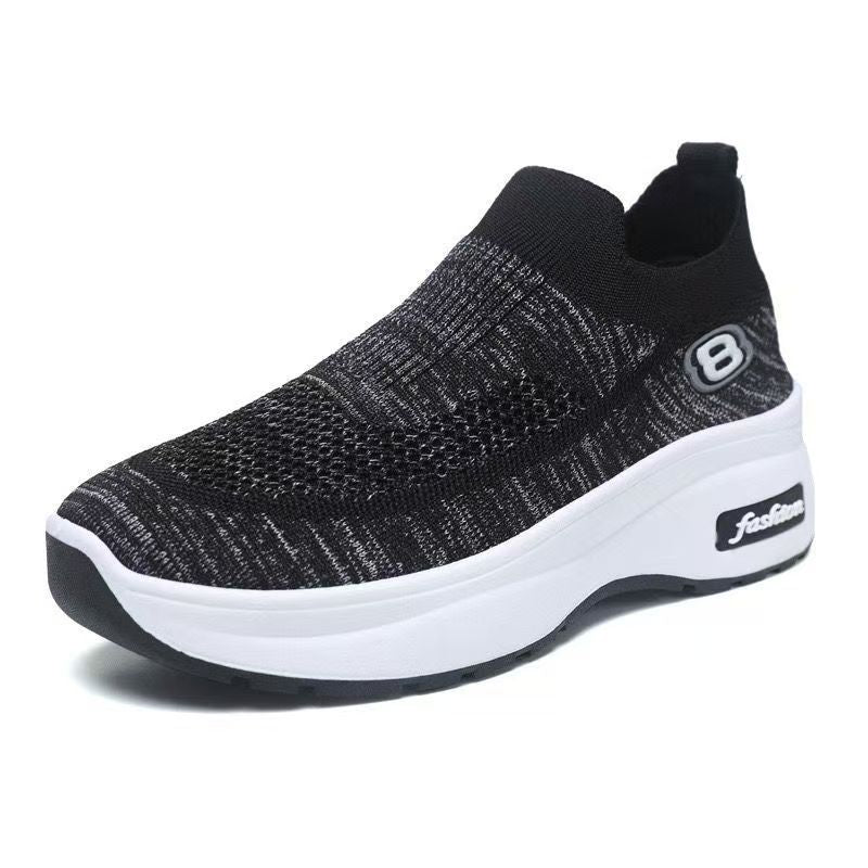 Damen Sneaker Komfort Atmungsaktiv Weich