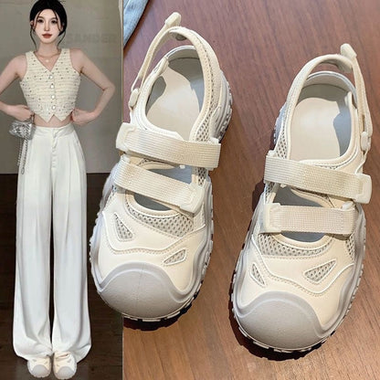 Damen Sandalen Outdoor Bequem Verstellbar Stoßdämpfend - BerlinGlamour