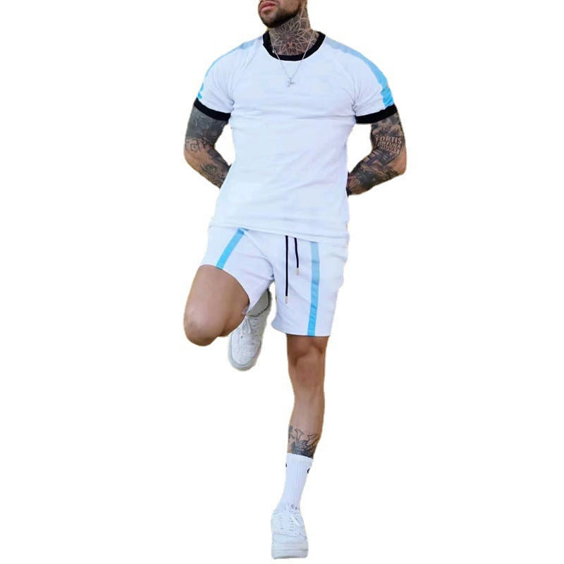 Herren Freizeit Set Sportlich Modern mit Trend Akzenten