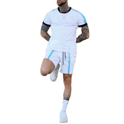 Herren Freizeit Set Sportlich Modern mit Trend Akzenten