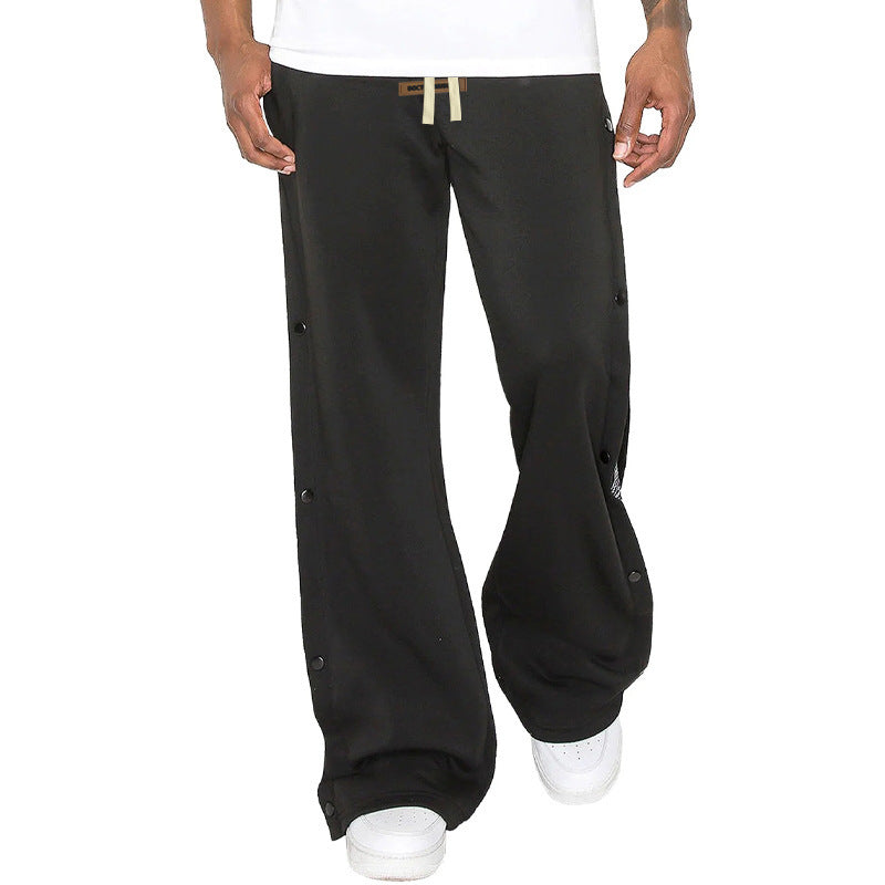 Herren Sporthose Elastisch Mit Seitenstreifen