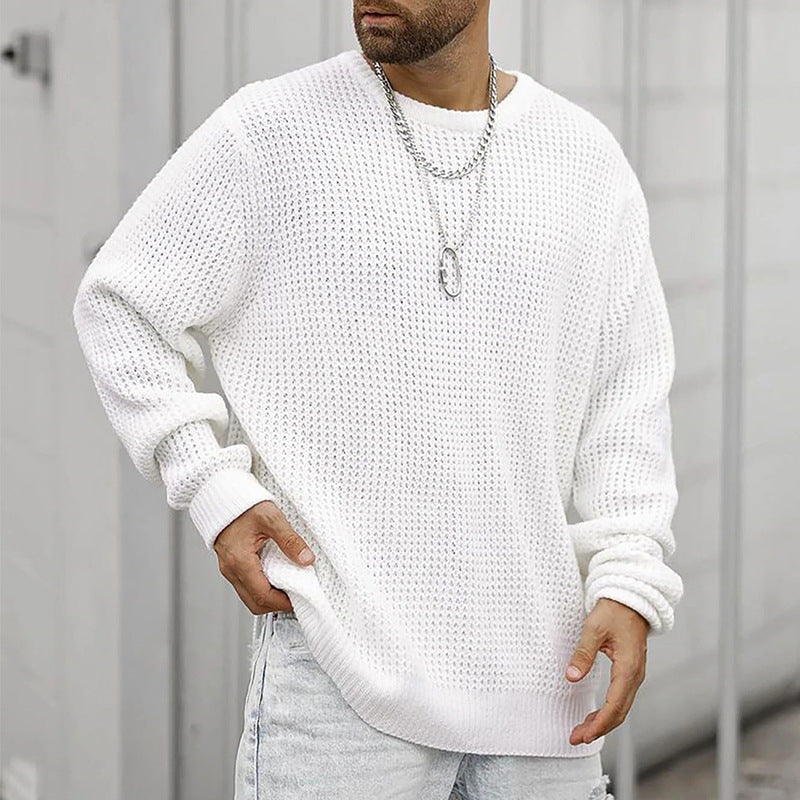 Herren Strickpullover Grobstrick Lässig Modern