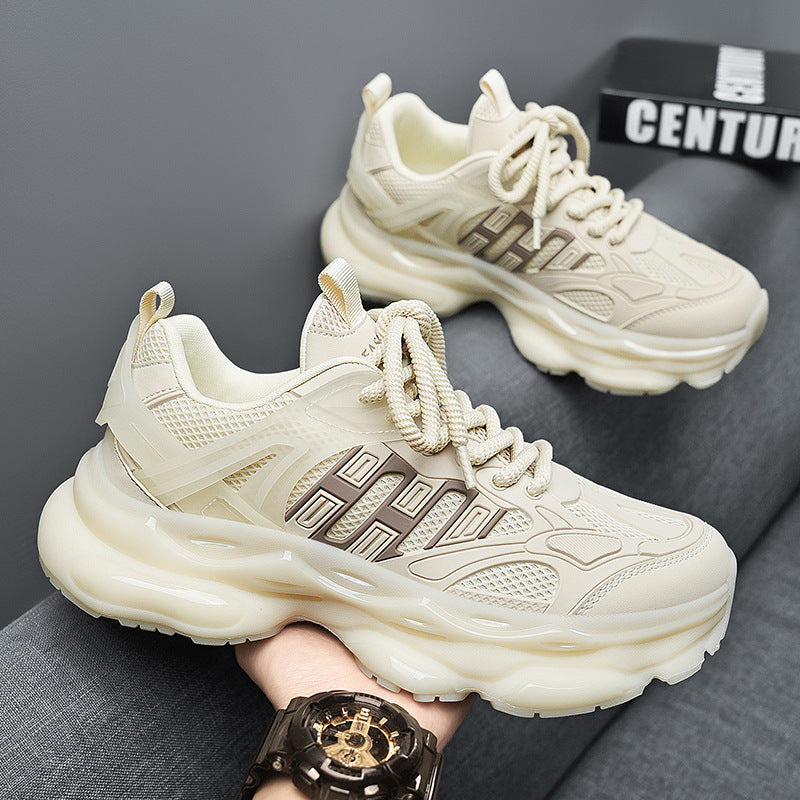 Damen Sneaker Sportlich Atmungsaktiv Komfort Schwarz