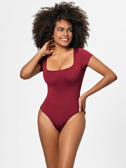 Damen Body Ripp Design Leicht Modisch
