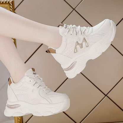 Damen Sneaker bequem elastisch mit dämpfender Sohle