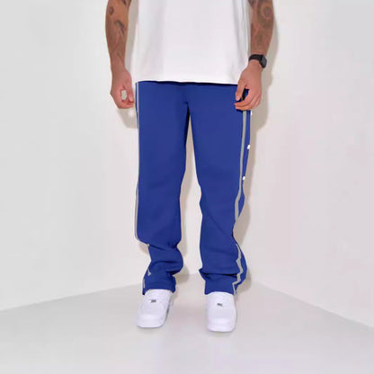 Herren Sporthose Bequem Knopfleiste Sportlich