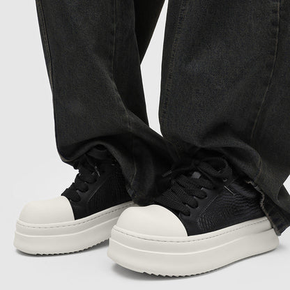 Damen Sneaker Sportlich Hoher Schaft Exklusiv