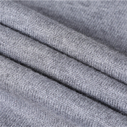 Herren Rollkragenpullover Wärmer Strickpullover Grobstrick