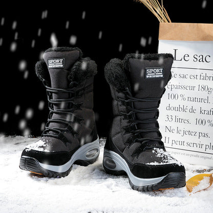 Winterstiefel Damen Warm Isoliert Rutschfest