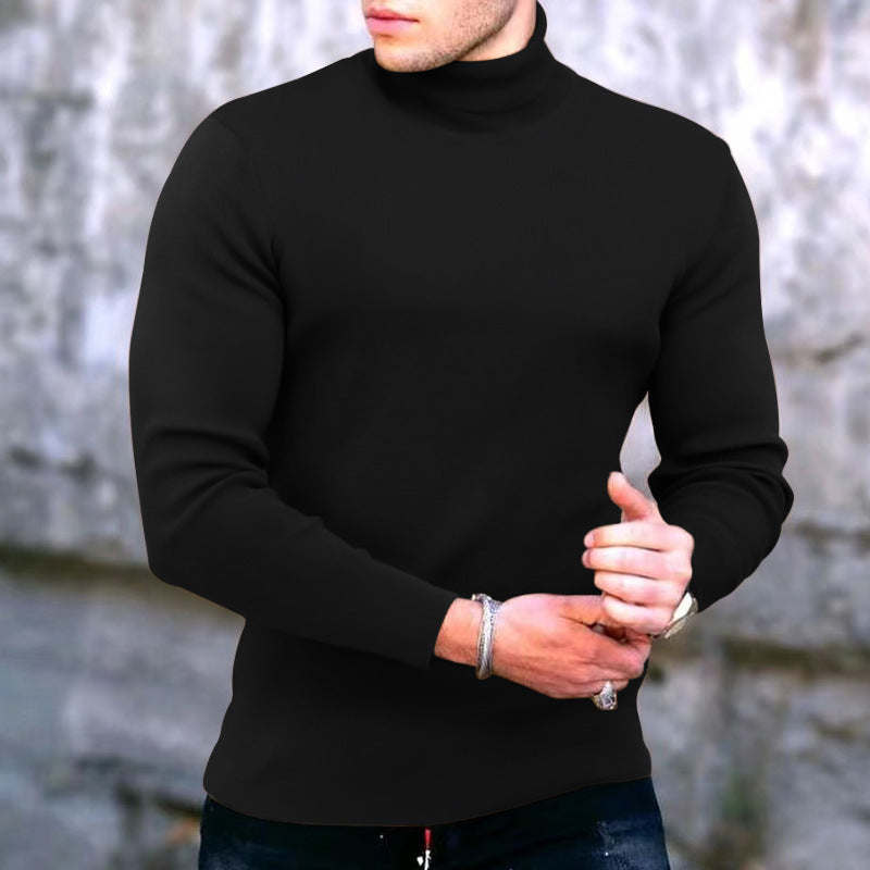 Herren Rollkragenpullover Elegantes Design Modern