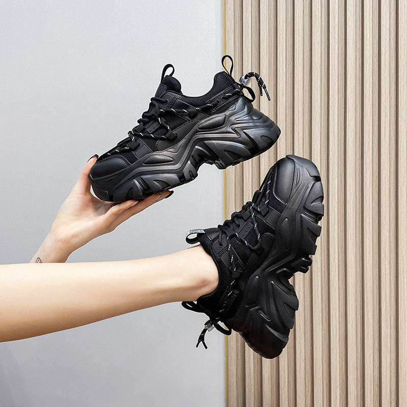 Damen Laufschuhe Chunky Sneaker mit rutschfester Sohle