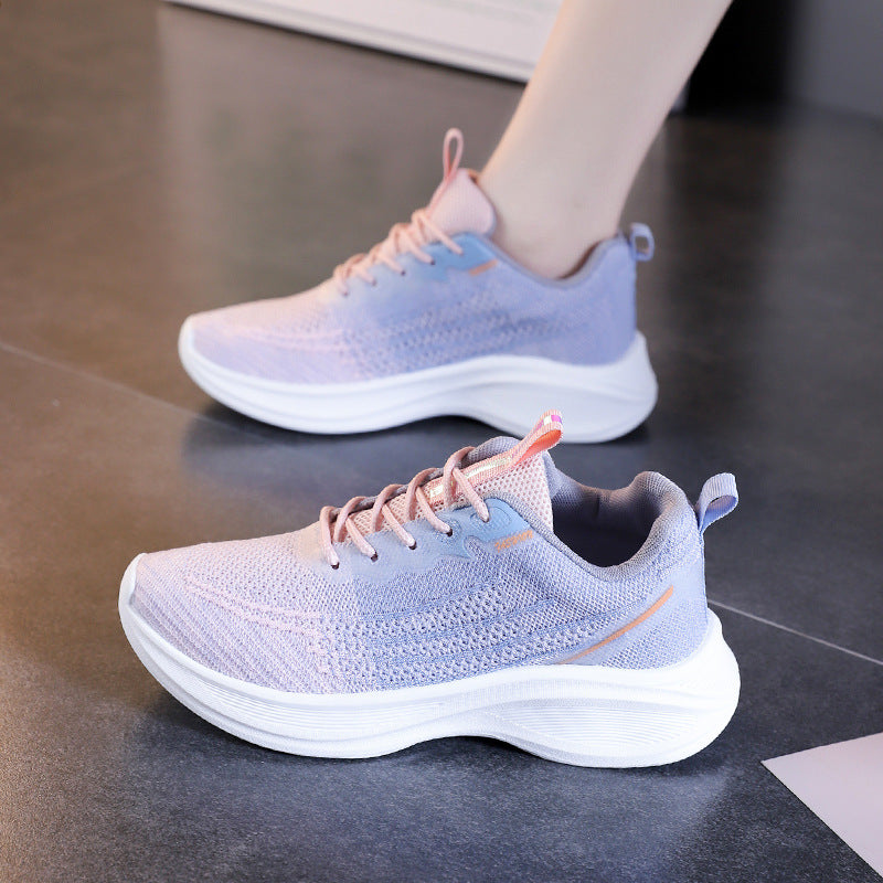 Damen Laufschuhe Leicht und Atmungsaktiv Flexibler Laufkomfort