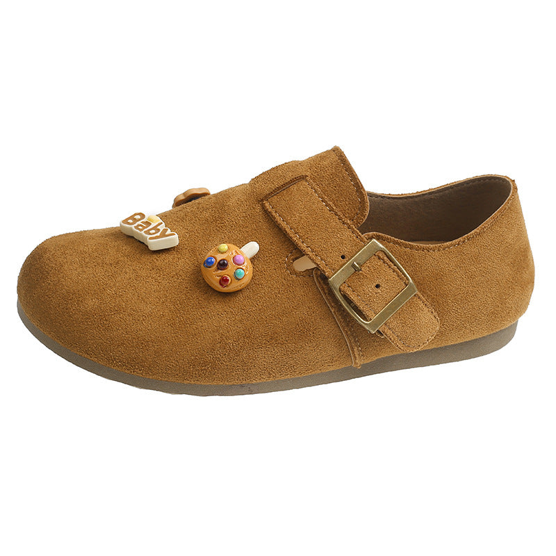 Damen Clogs Bequem Modisch Schnallen Design