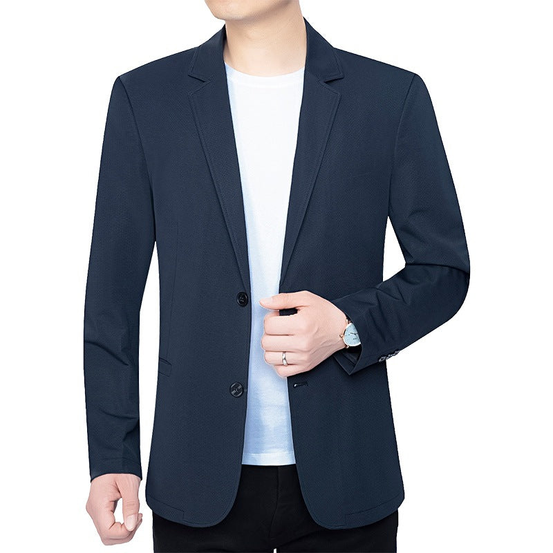 Herren Blazer Jacke Modern Slim Fit Technostoff