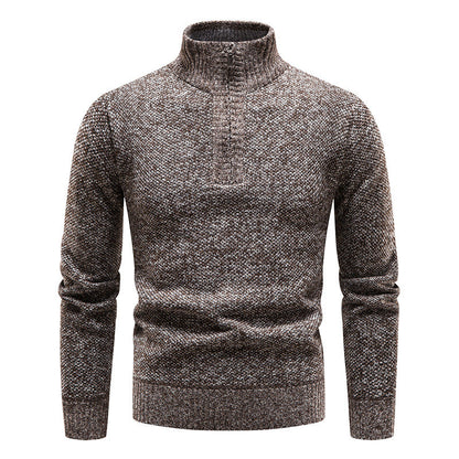 Herren Strickpullover Komfortabel Halbzipp Modisch