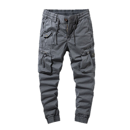 Herren Cargo-Hose Praktisch mit Seitentaschen Elastisch