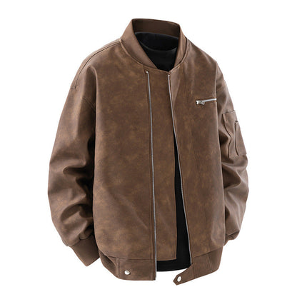 Herren Bomberjacke Elegant Vieltaschig Schwarz - BerlinGlamour